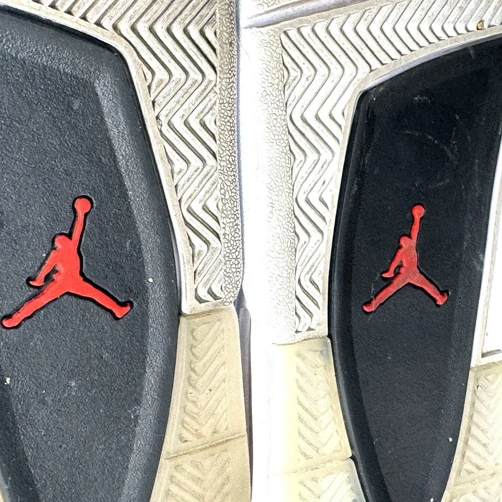 Nike Air Jordan 4 RM Black Metallic Jumpman Sneakers Men's Size US 12 EUR 46 - Picture 12 of 16